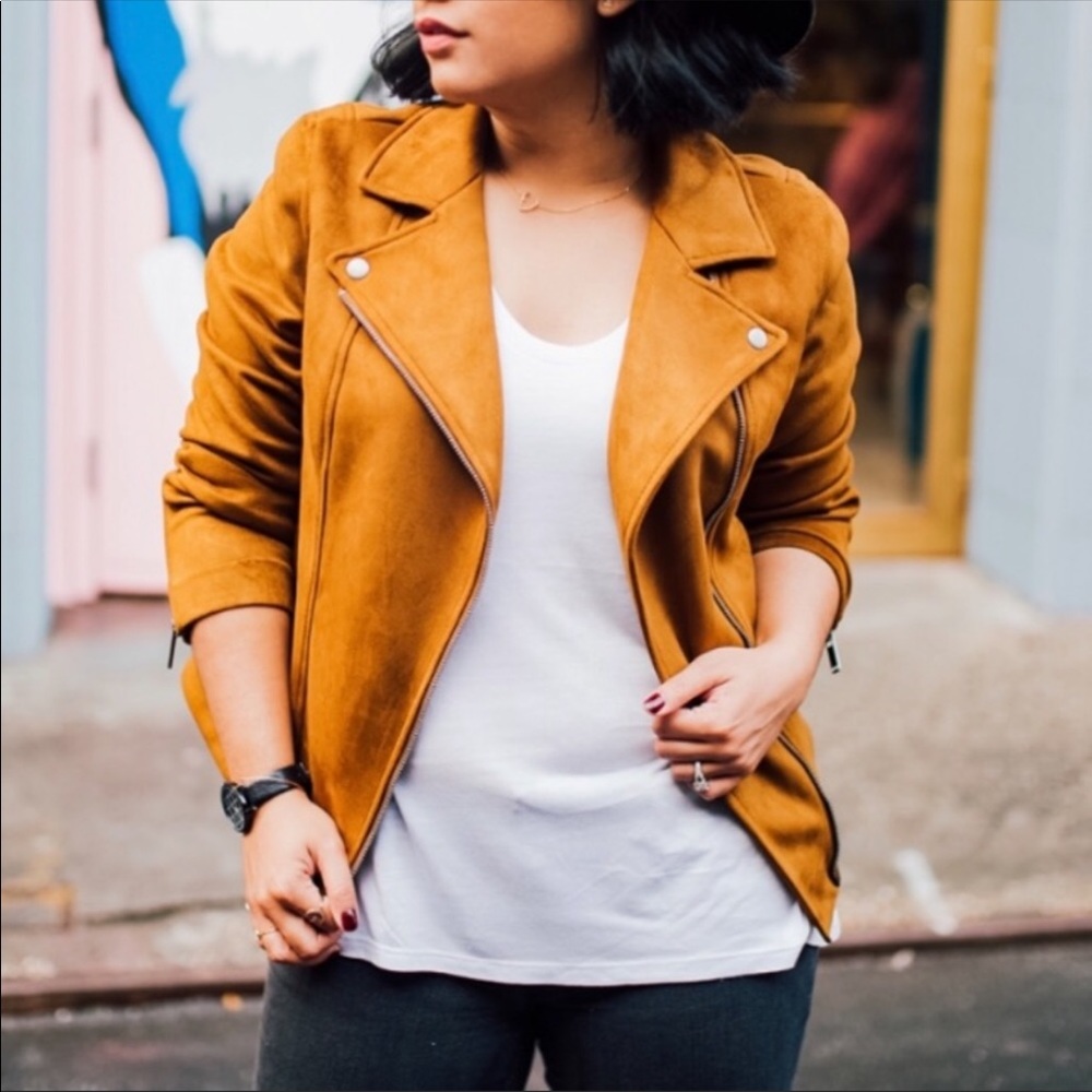 Old Navy XL like new motto suede brownish jacket